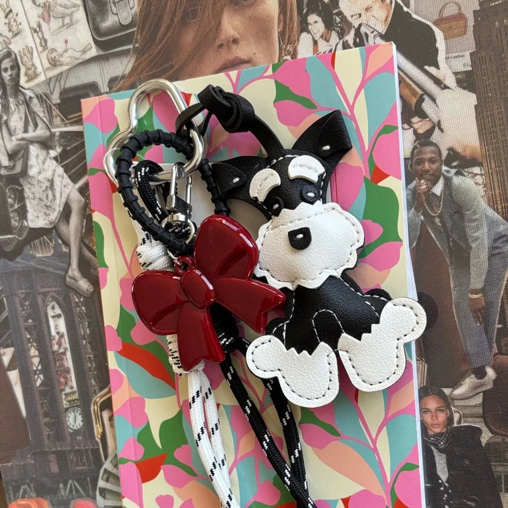 🎀🐾NEW! Mini Schnauzer Keychain Bag Charm🐾🎀 - Picture 8 of 8